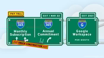 featured image for Microsoft 365 vs. Google Workspace Licensing Model Changes