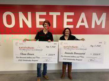 featured image for Meet 2022 Kathy Pace Scholarship Winners - Amanda Broussard and Chase Brown