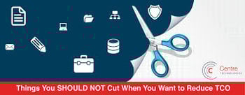 featured image for Things You SHOULD NOT Cut When You Want to Reduce TCO