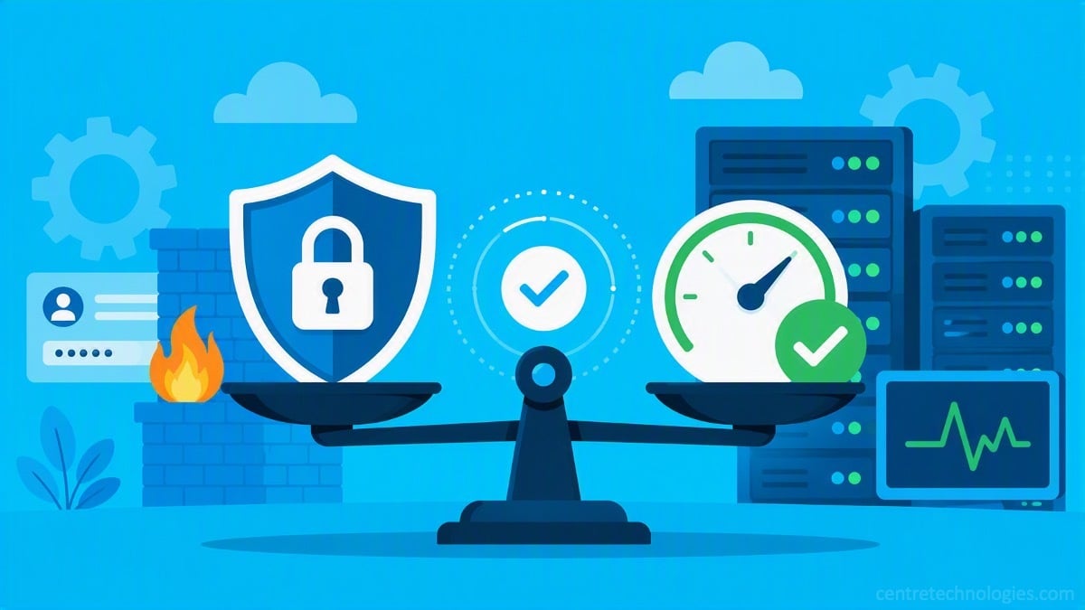 Balancing security and uptime in the manufacturing industry. 